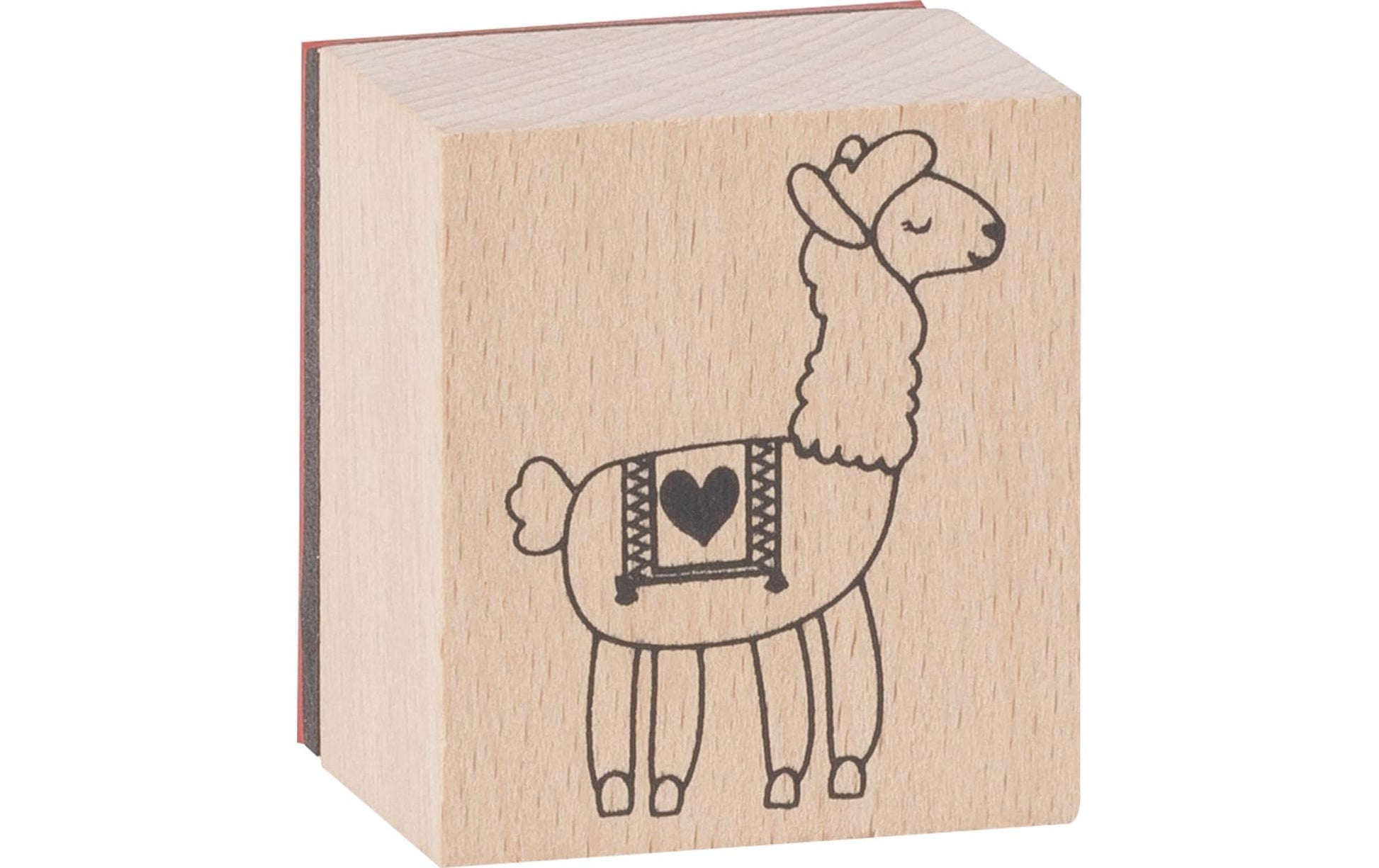 HEYDA Stempel-Set – Lama – 10 Stempel – Holz – 120 × 100 × 30 mm