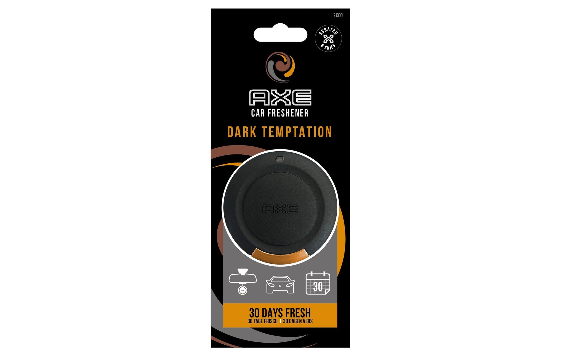 AXE Lufterfrischer Dark Temptation – anklippbar – 30 Tage