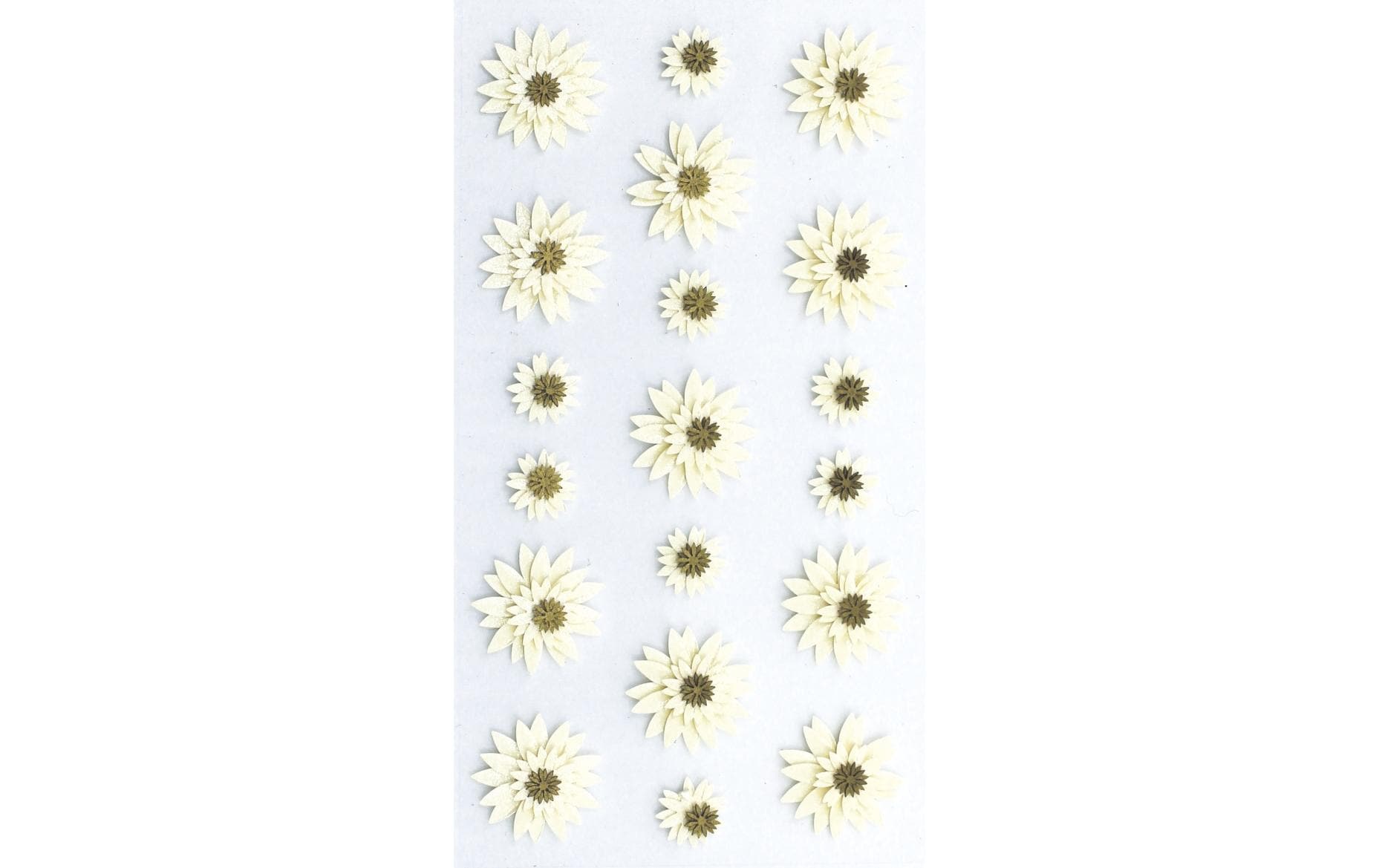 Artoz Sticker Blume, gelb, 7 mm × 120 mm
