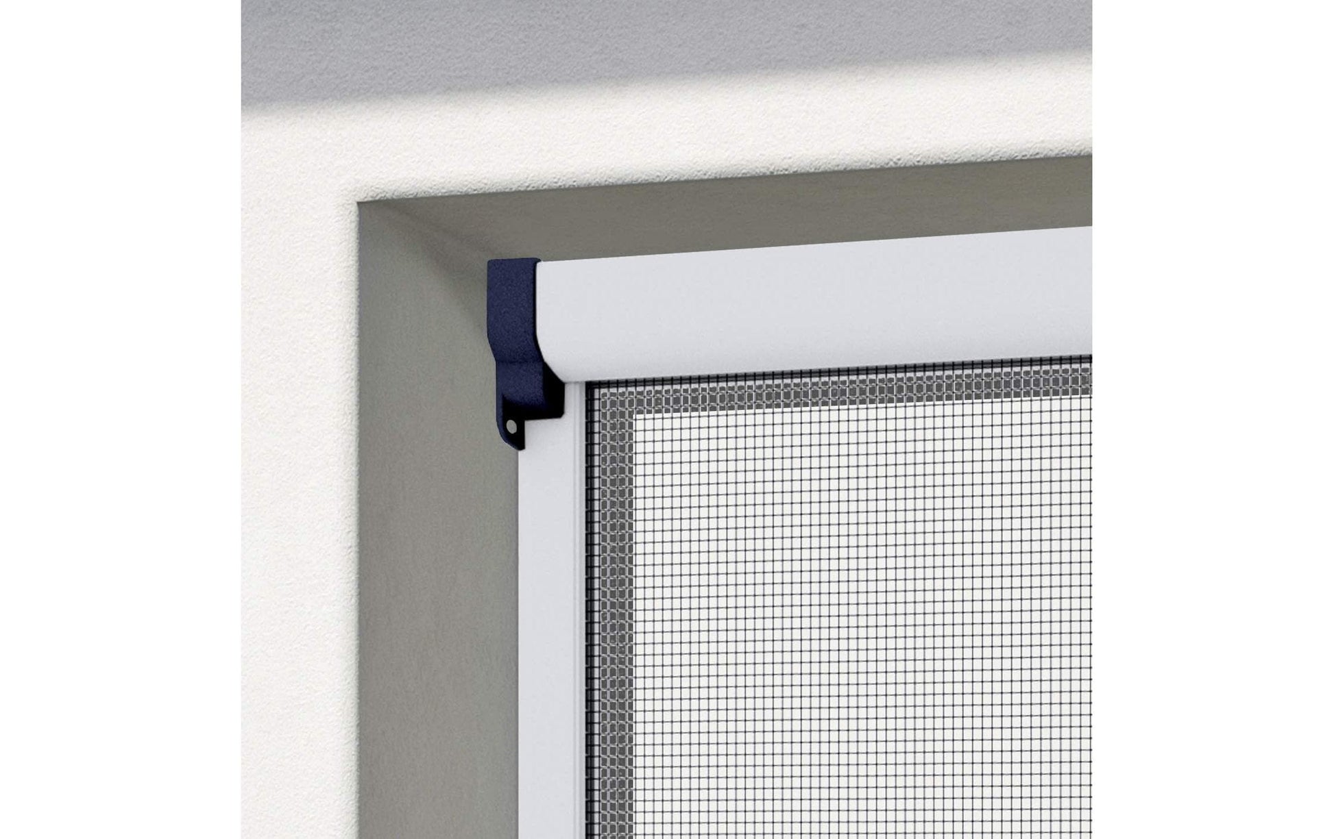 Windhager Rino Fenster-Fliegengitter – 130 × 160 cm – Anthrazit – Fiberglasgewebe
