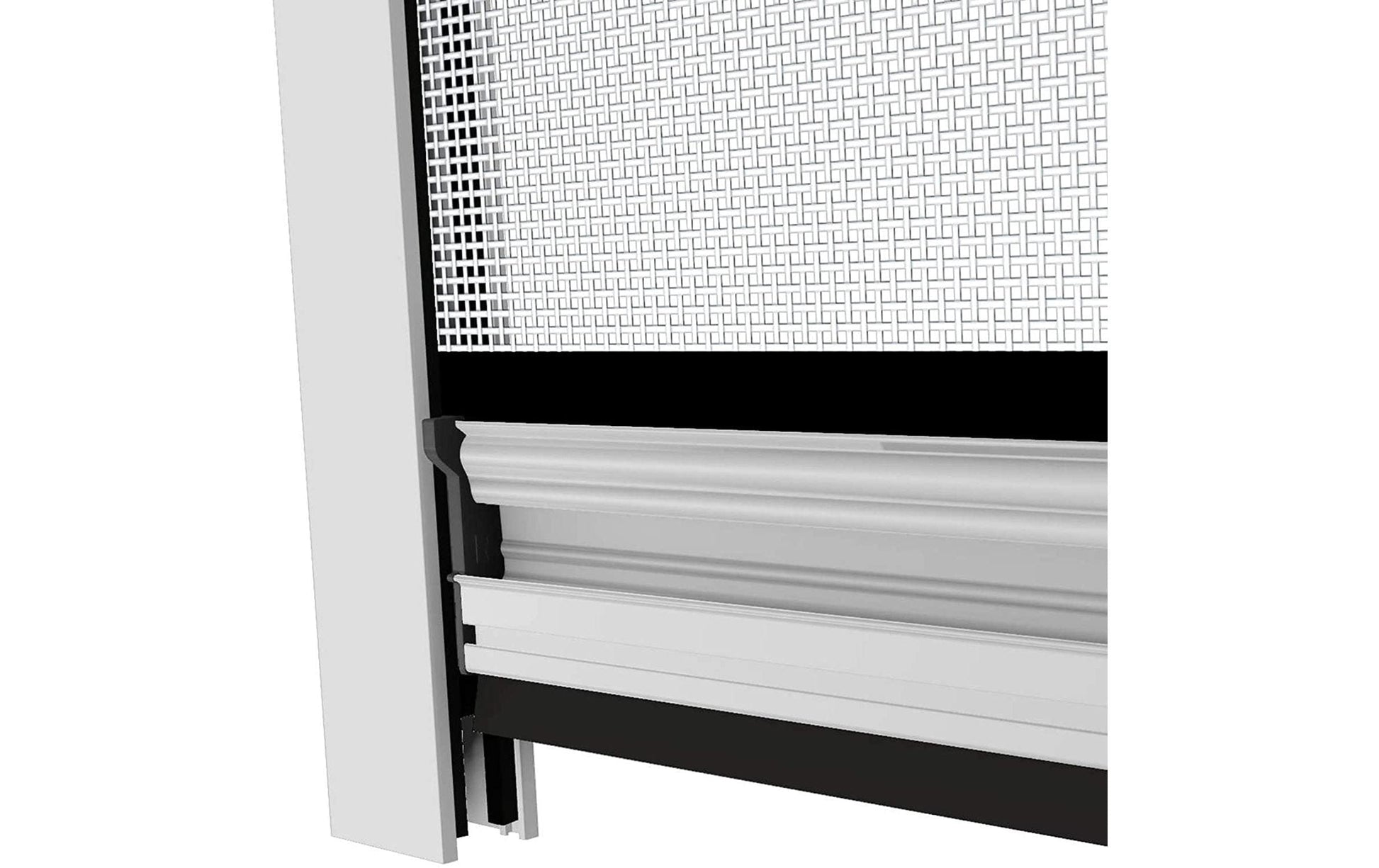 Windhager Rino Fenster-Fliegengitter – 130 × 160 cm – Anthrazit – Fiberglasgewebe