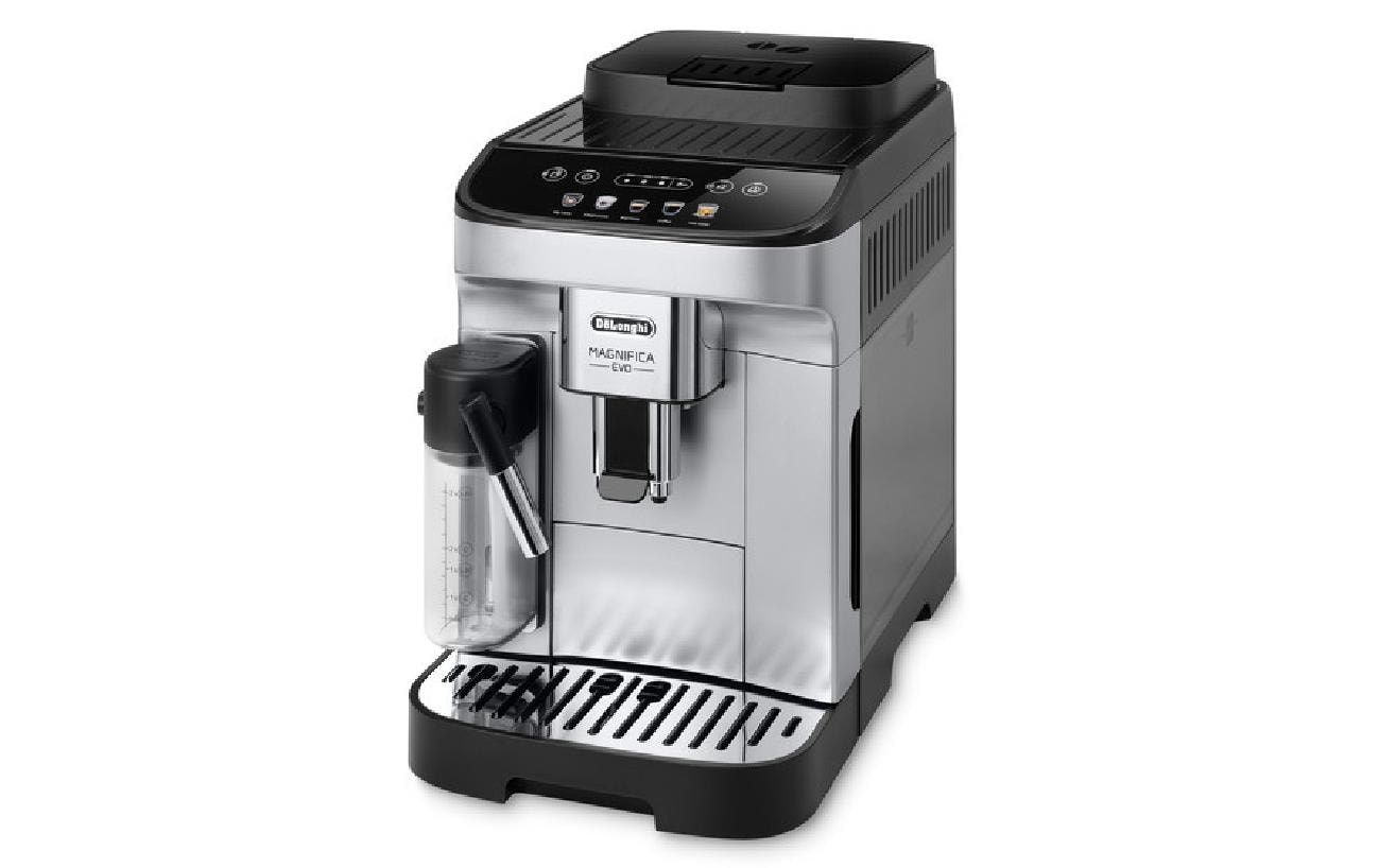 De’Longhi Magnifica Evo M Kaffeevollautomat – 15 bar, 1,8 l, 250 g, Silber