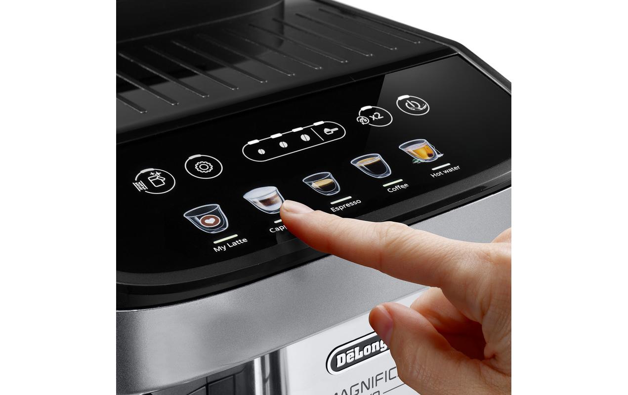 De’Longhi Magnifica Evo M Kaffeevollautomat – 15 bar, 1,8 l, 250 g, Silber