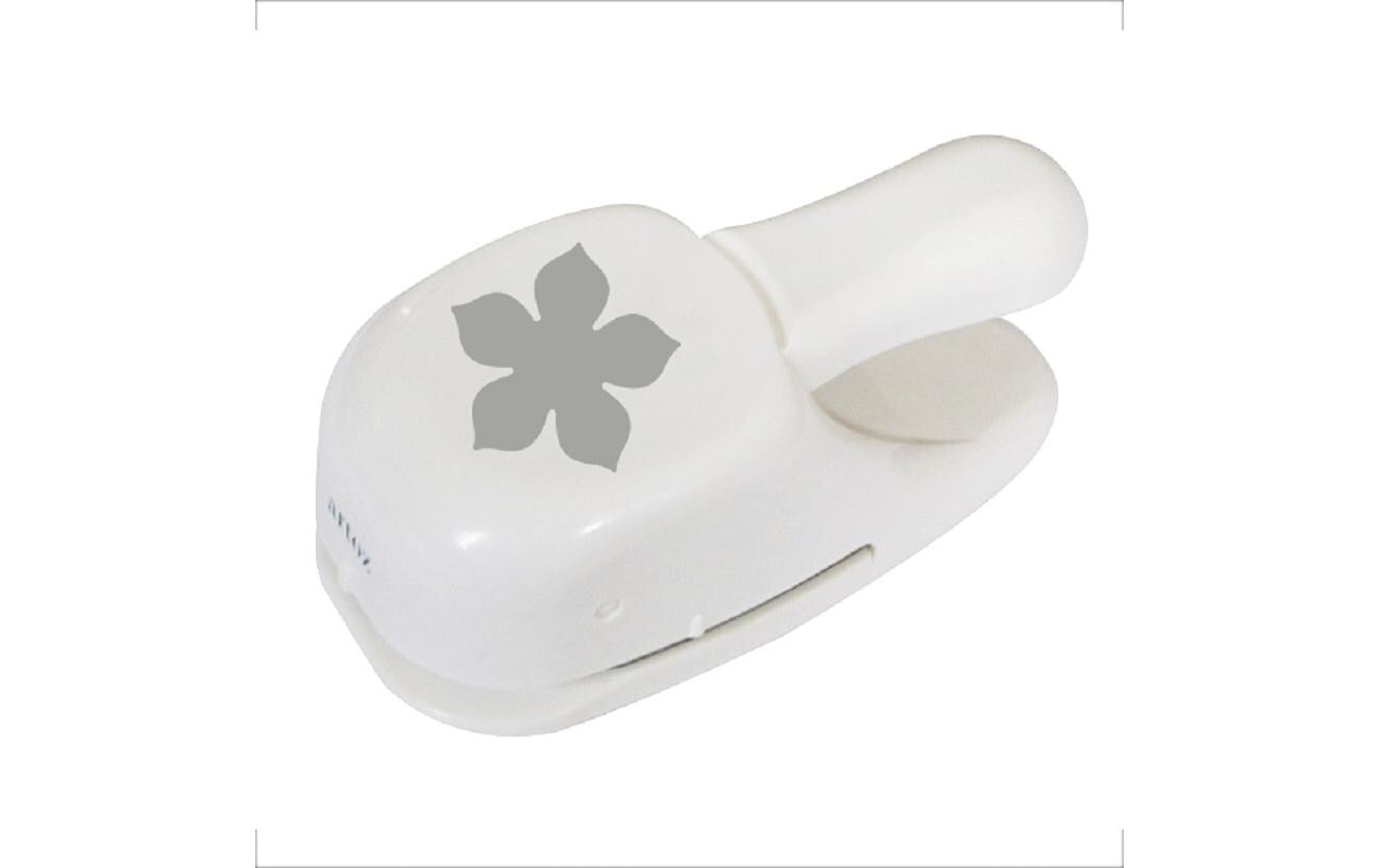 Artoz M – Motivstanzer, Blume, Ø 50 mm, weiss