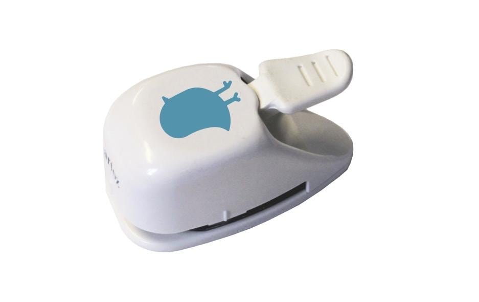Artoz 137603-129 – Motivstanzer Vogel, Ø 31 mm, weiss
