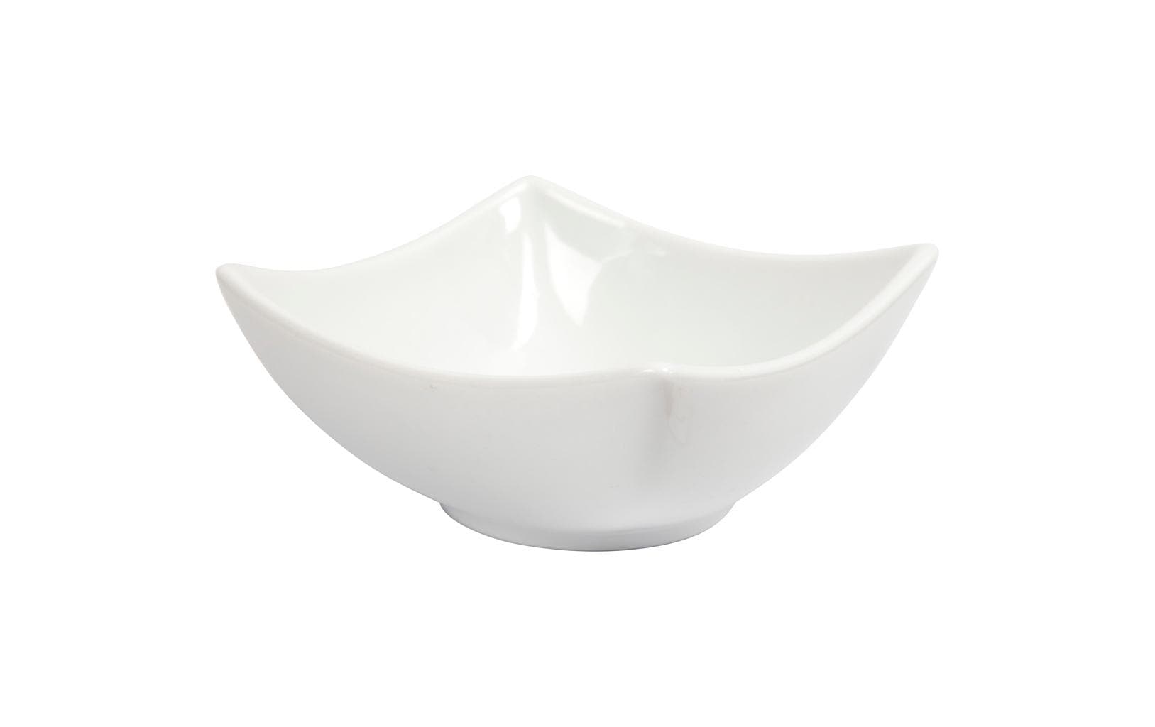 Creativ Company Schale – 2er Set, Ø 10 cm, H 4,5 cm, Porzellan, Weiss