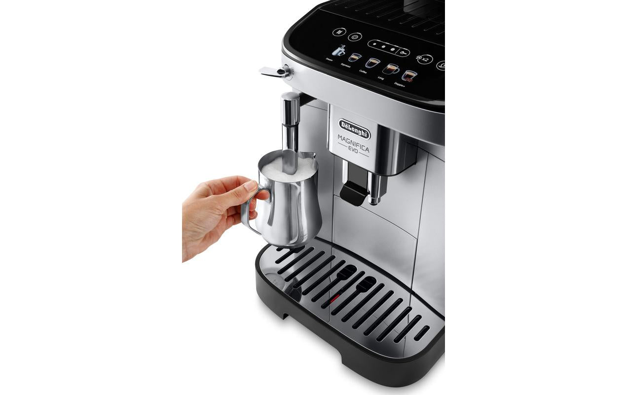 De’Longhi Magnifica Evo Kaffeevollautomat – 15 bar, 1,8 l, 250 g, Silber