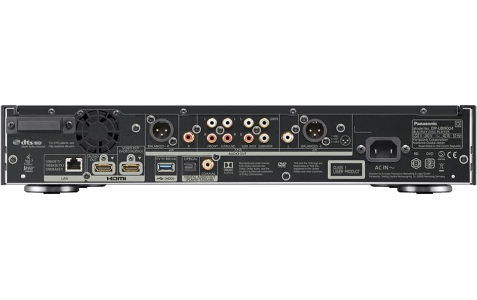 Panasonic DP-UB9004EG1 – UHD Blu-ray-Player – Dolby Atmos, 2× HDMI, WLAN – Schwarz