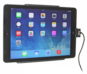 Brodit Fahrzeug-Dock für iPad 9,7" (5.–6. Gen.), iPad Air – 12/24 V – Schwarz