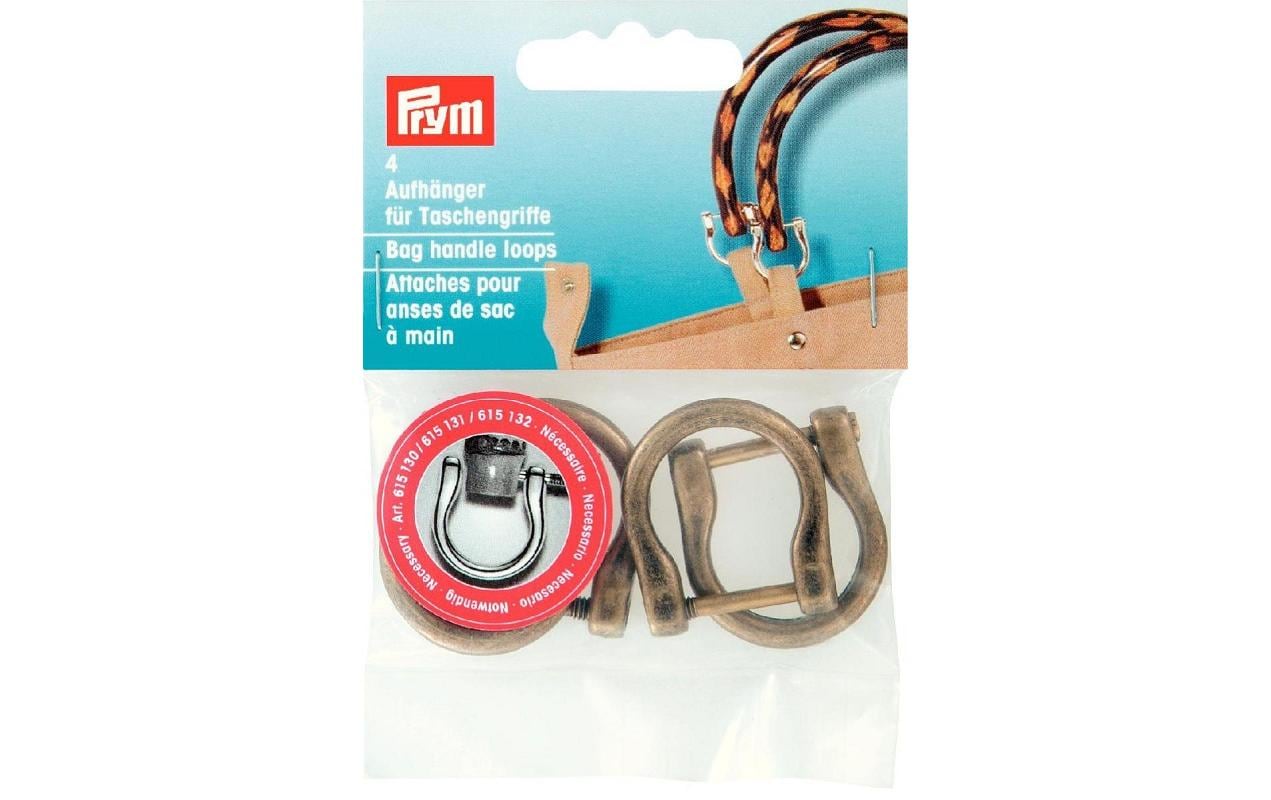 Prym D-Ring – Messing, 1 Stück, Silber