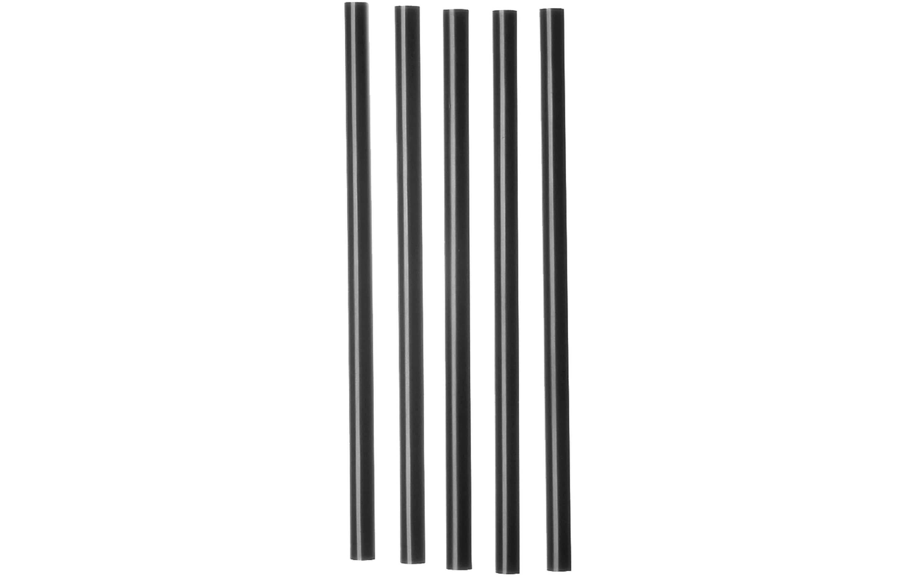 Weita Strohhalme PP, Ø 7 mm 15 cm, schwarz – 200 Stk.