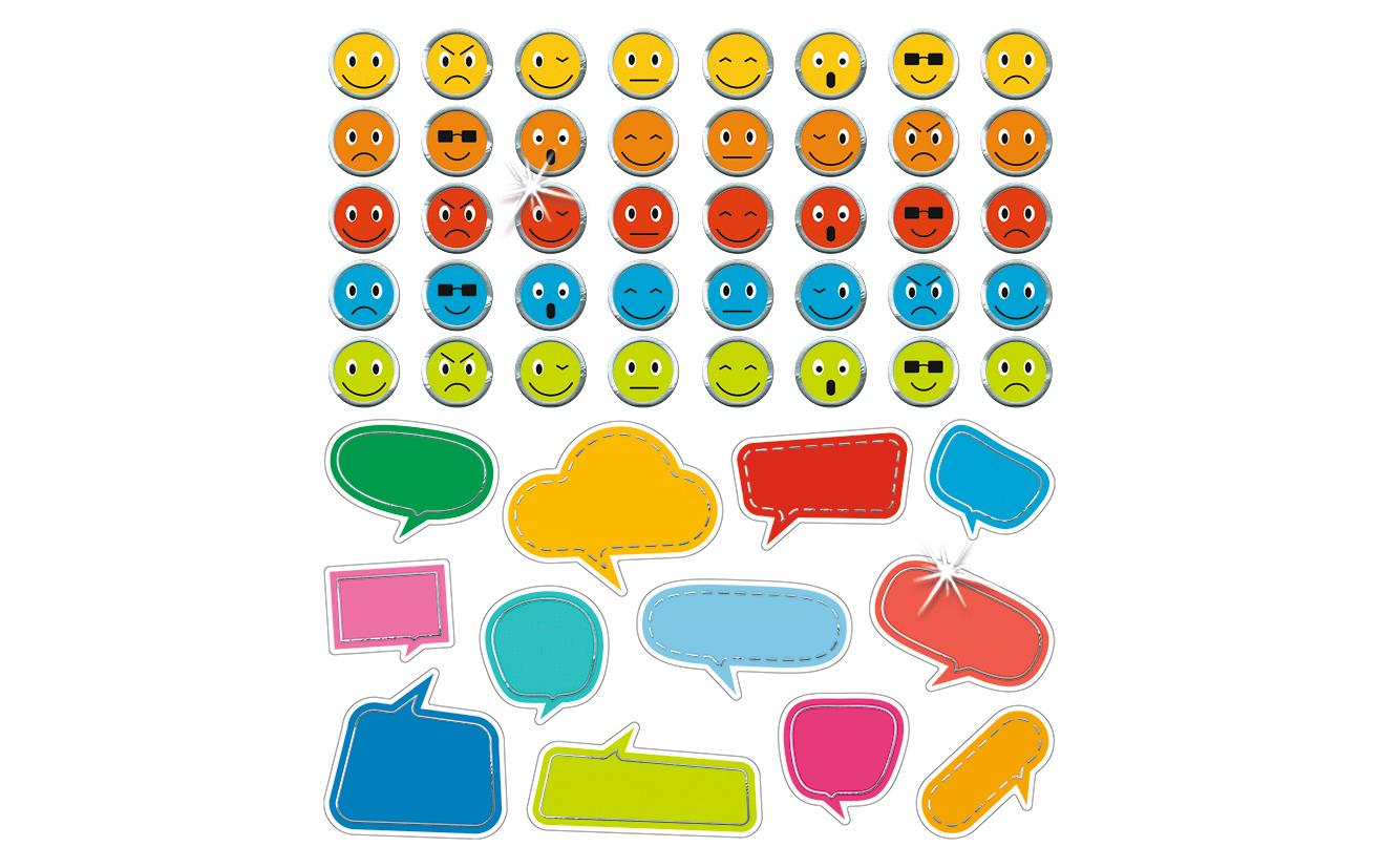 URSUS Sticker, Fun Motiv 05, Glitzer, Mehrfarbig, 15 × 16,5 cm