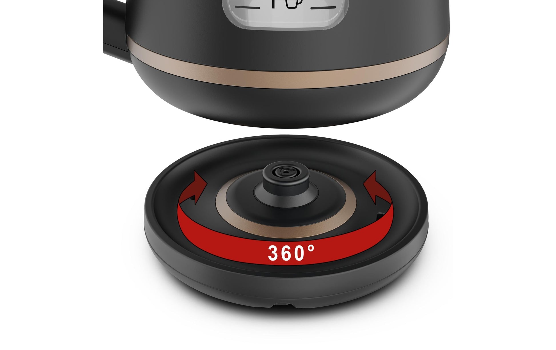 Tefal Includeo KI5338 – Wasserkocher 1 l, 2400 W, Kunststoff, Schwarz