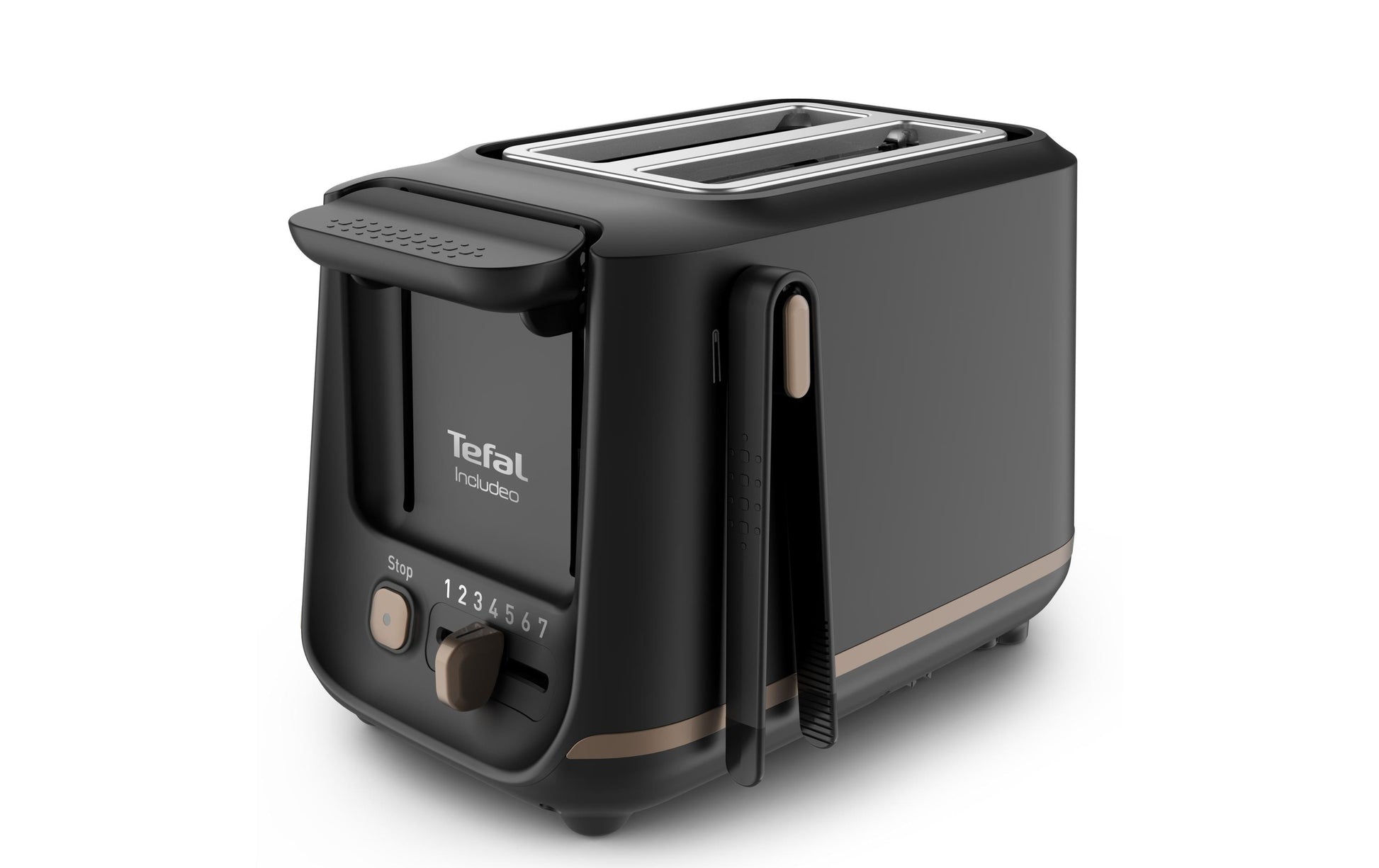 Tefal Toaster Includeo TT533811 – 2 Scheiben, 7 Bräunungsstufen, 850 W – schwarz
