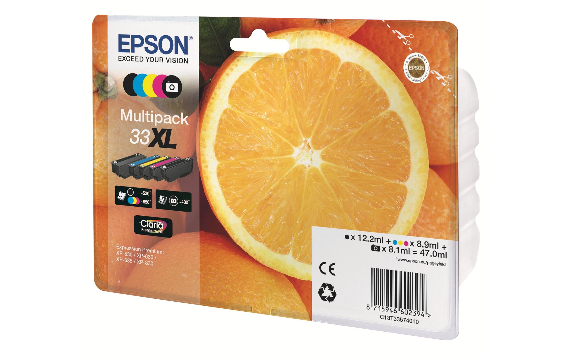 Epson Tintenpatronen-Multipack 33XL, 5er-Pack