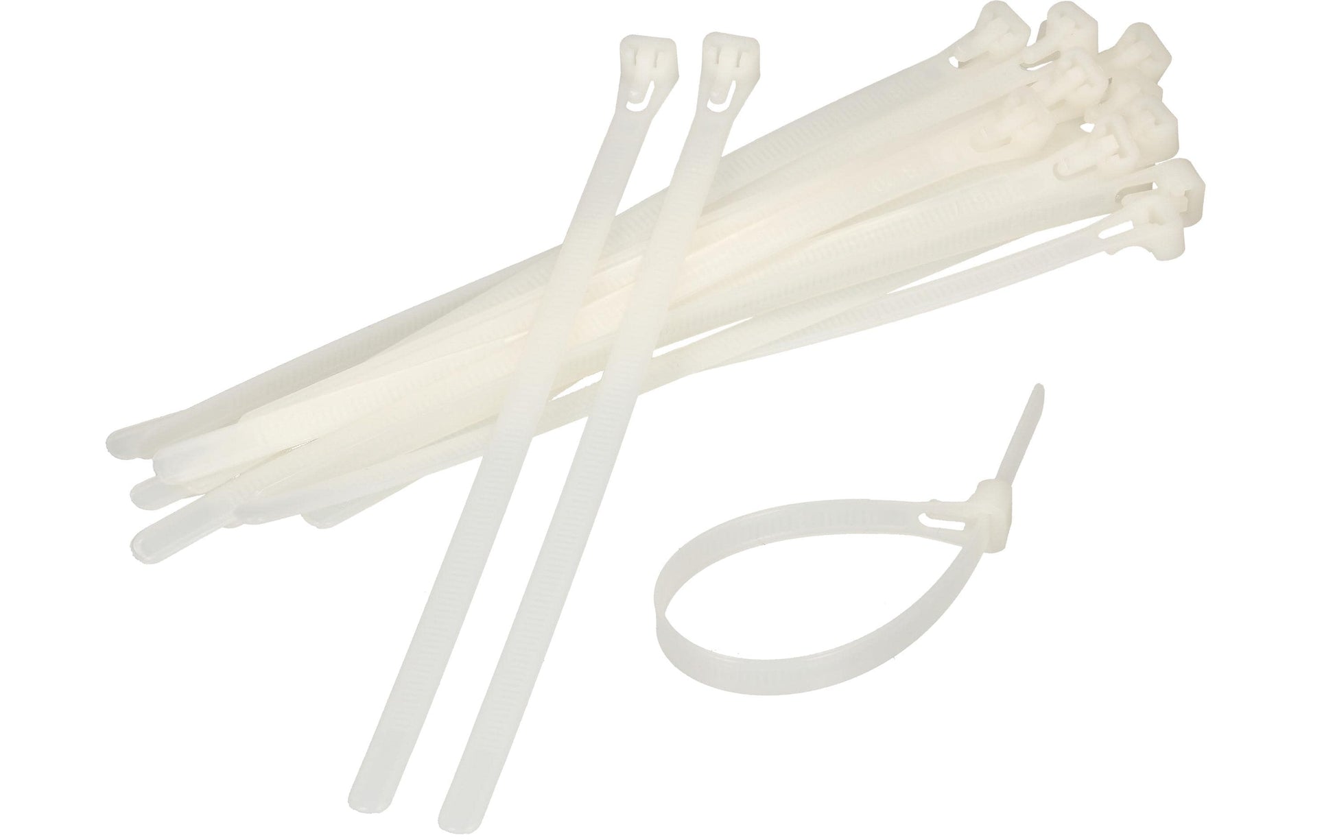 Max Hauri AG Max Hauri Kabelbinder, 200×7,5 mm, 20er-Pack, natur, wiederverwendbar