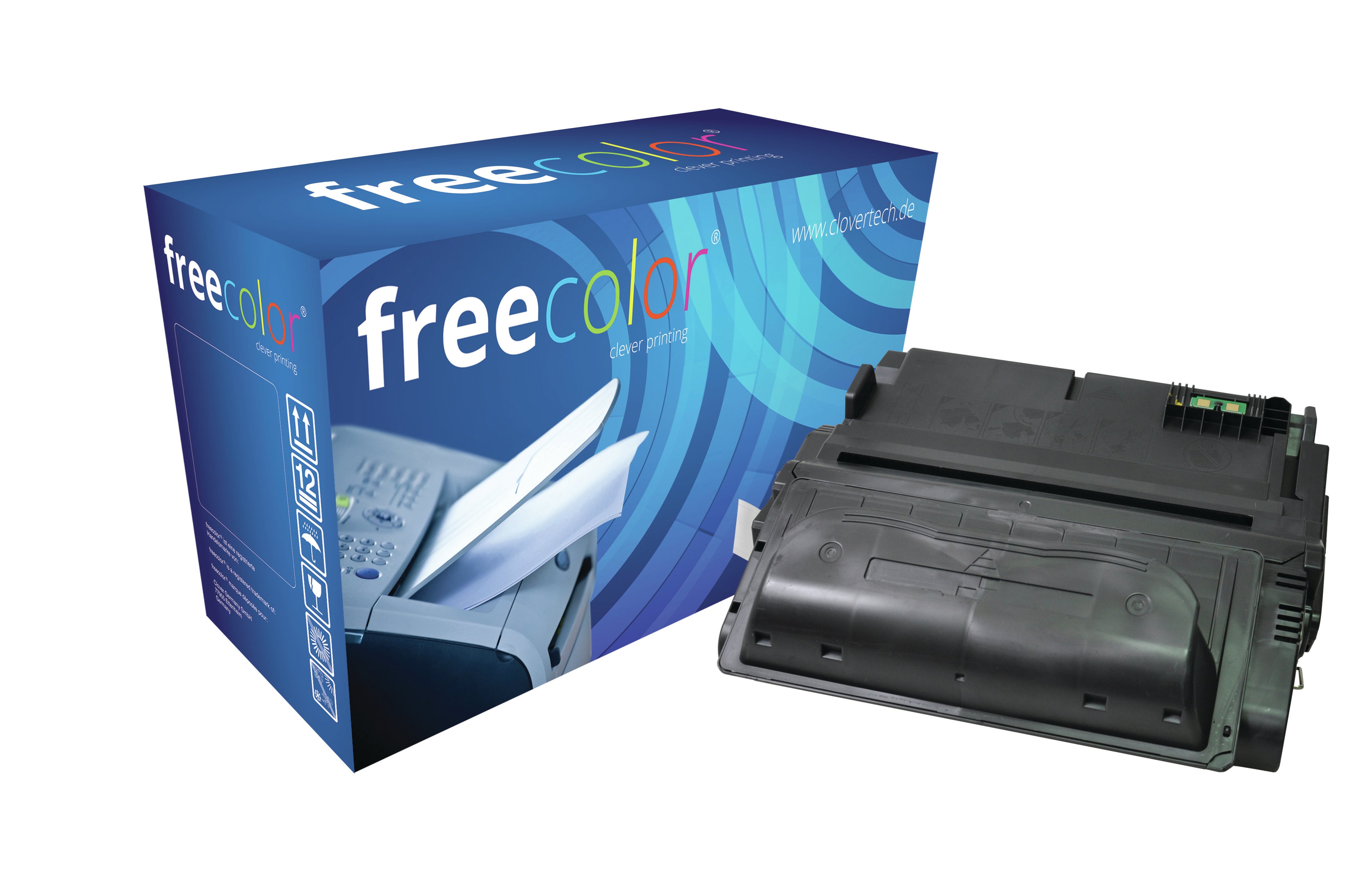 Freecolor Toner Q1338 – Schwarz, 12000 Seiten – für HP LaserJet 4200