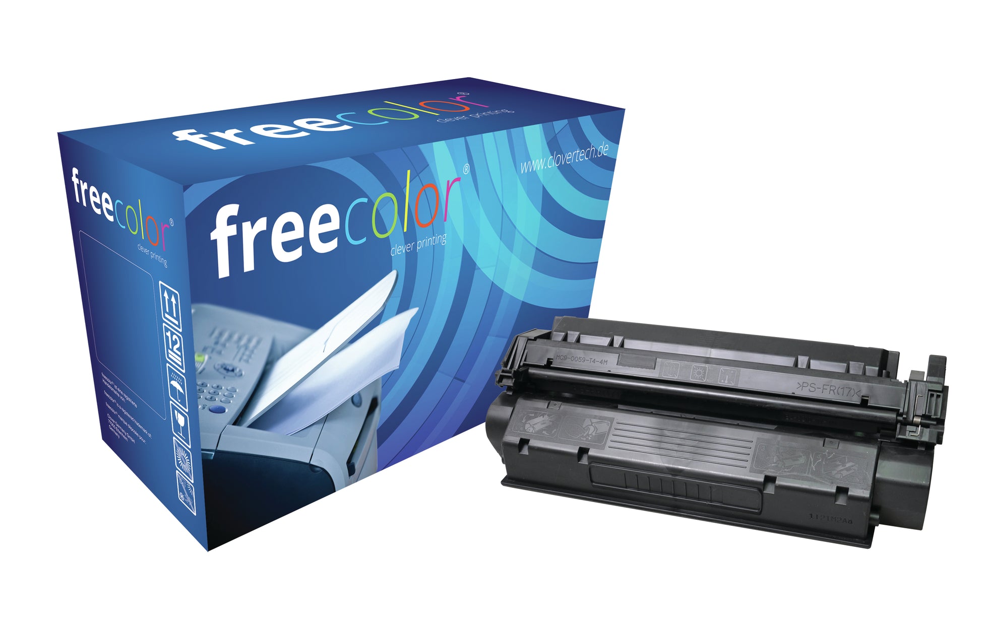 Freecolor Toner 7833A002 – schwarz, 3500 Seiten – für Canon Fax L 380/390/400 und andere