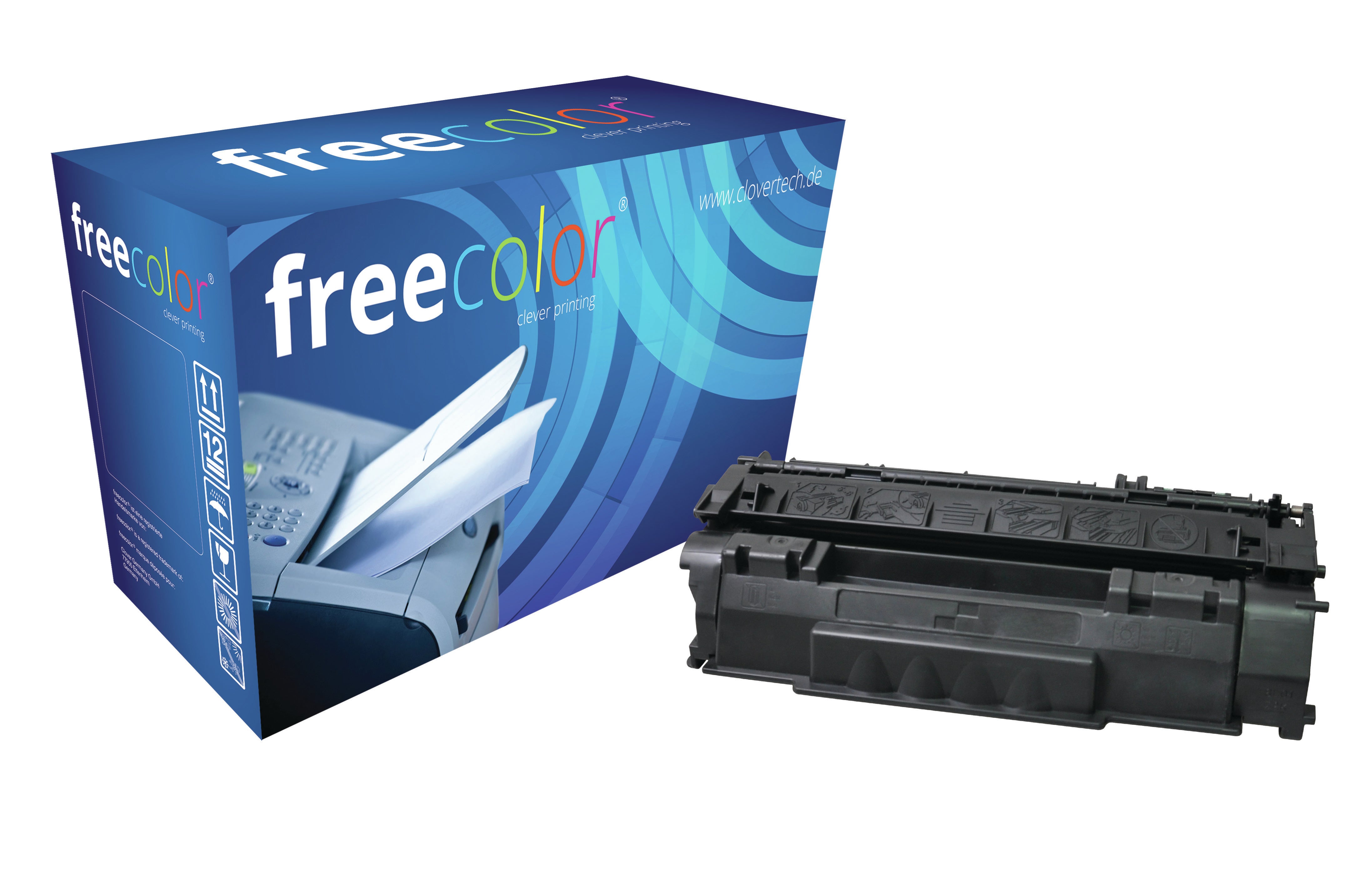 Freecolor Q5949A Schwarz Toner – Kompatibel – 2'500 Seiten – für HP LaserJet 3390/3392/1320 und andere