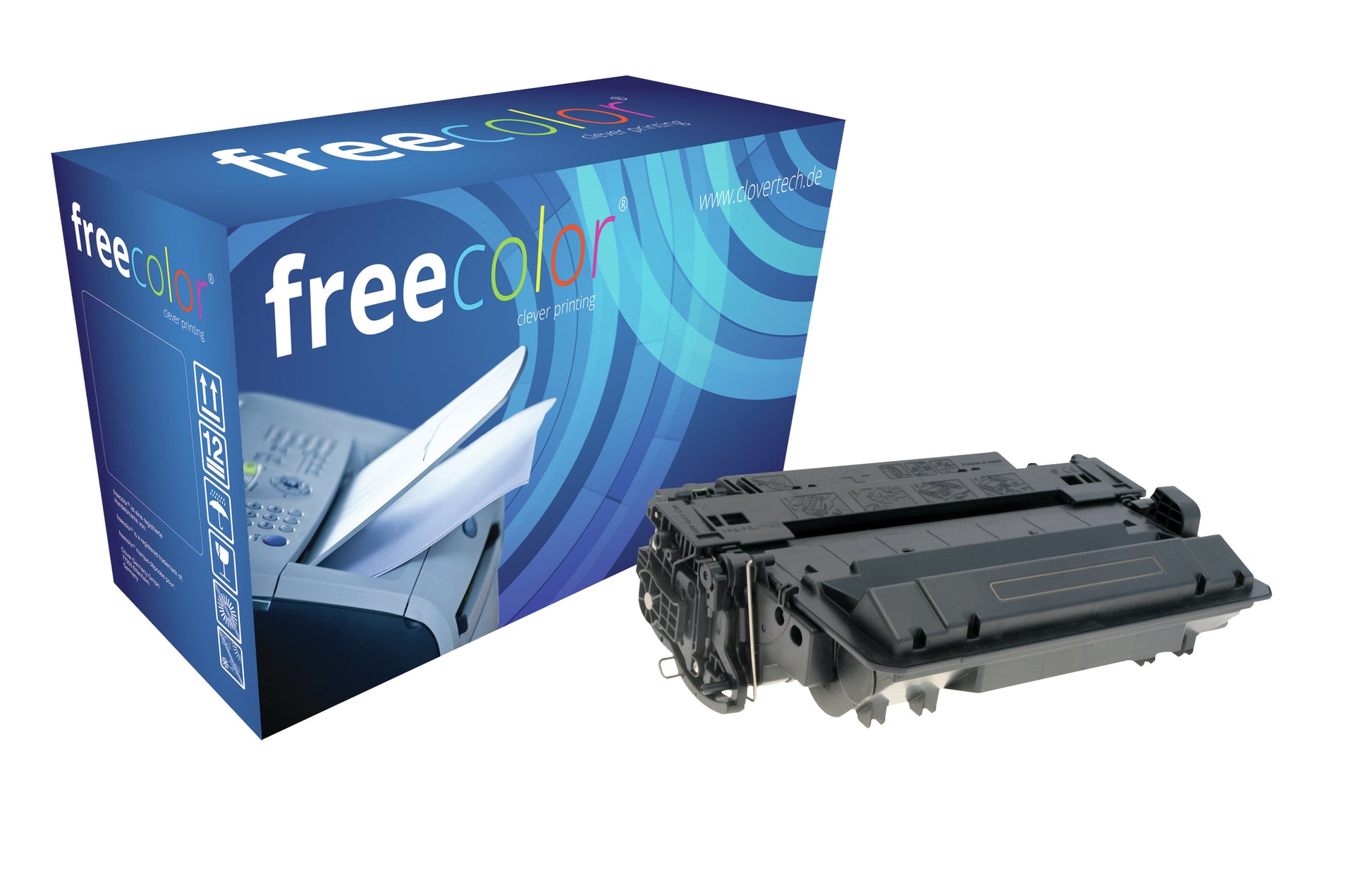 Freecolor Toner CE255X-XXL – schwarz, 19000 Seiten – für HP LaserJet P3015 und andere