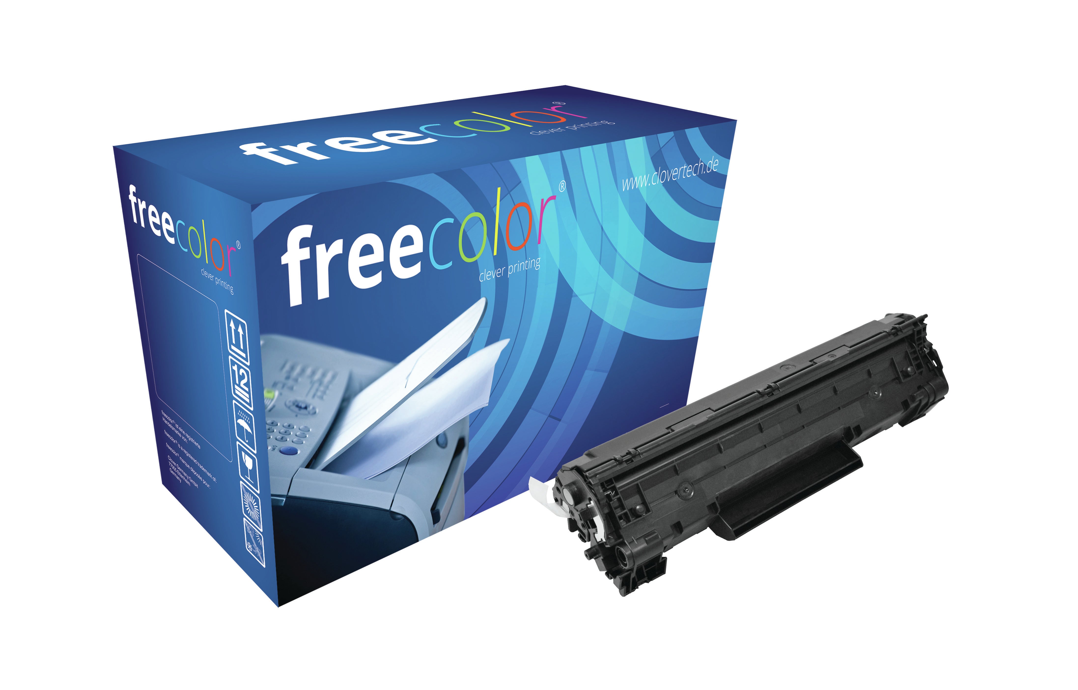 Freecolor 85A (CE285A) Schwarz Toner – Kompatibel – 1'600 Seiten – für HP LaserJet Pro M1212/M1213/M1139 u. a.