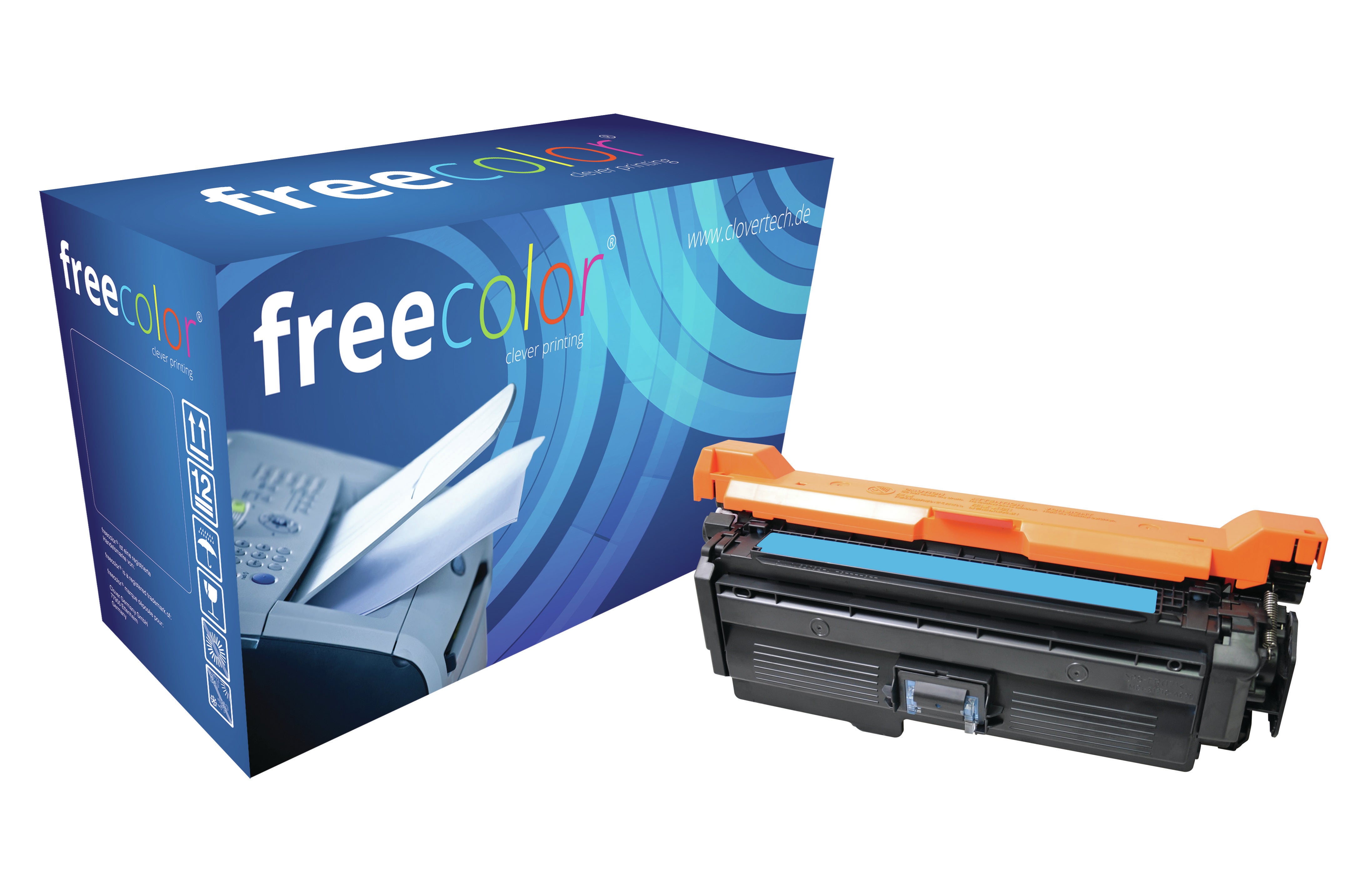 Freecolor Free Color – Toner CE260 – Cyan, 11000 Seiten – für HP Color LaserJet Enterprise CP 4025/4250/4350 und andere