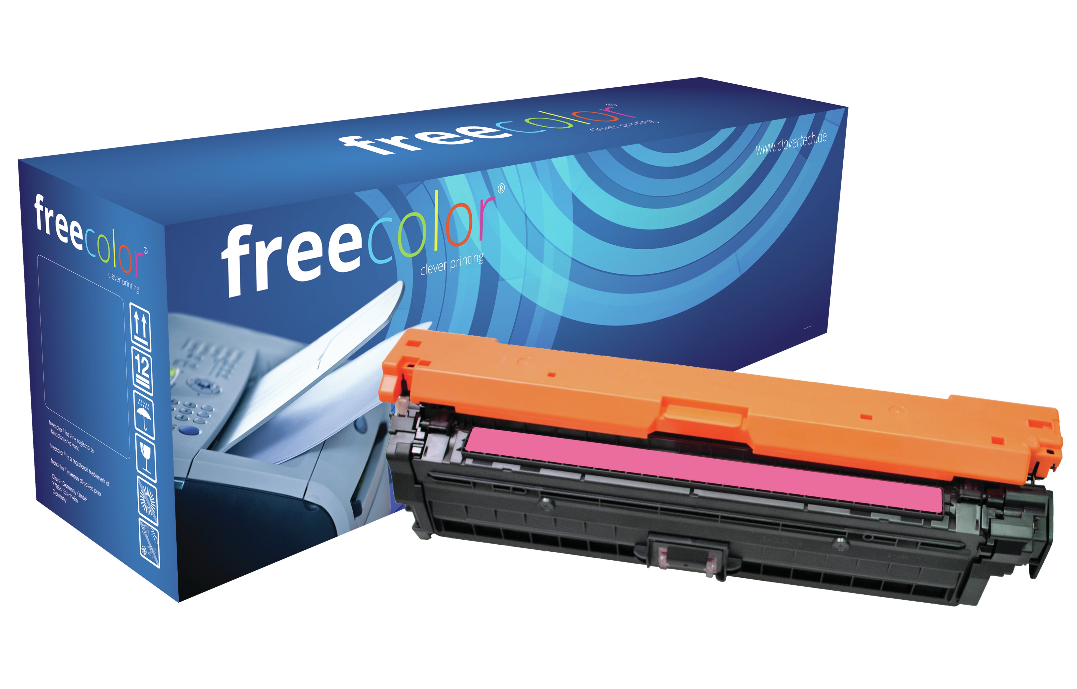 Freecolor Toner CE740 – Magenta, 7300 Seiten – für HP Color LaserJet CP 5225 DN