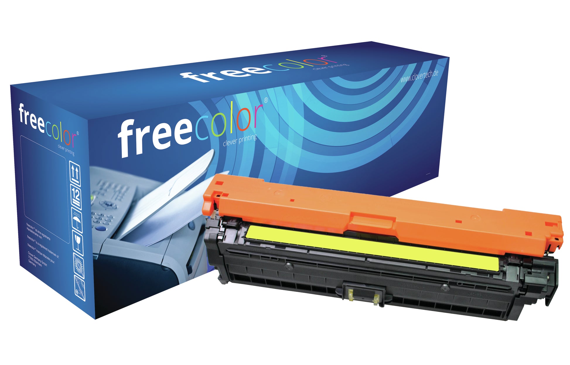 Freecolor Toner CE740 – gelb, 7000 Seiten – für HP Color LaserJet CP 5225