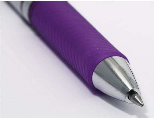 Pentel EnerGel Xm RT Fine – Tintenroller, schnelltrocknend, 0,7 mm, violett