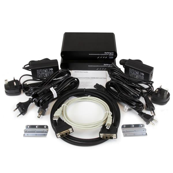 StarTech.com KVM-Extender-Set DVI – 1920 × 1200, USB 2.0, bis 100 m über Cat5e/6