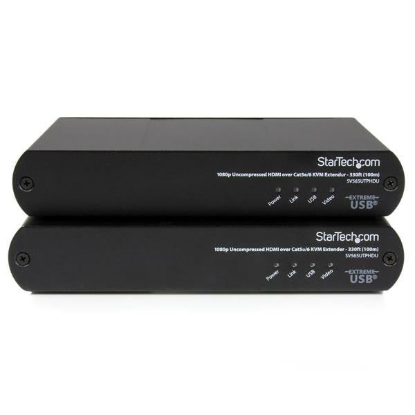 StarTech.com HDMI KVM Extender-Set über Cat5e/Cat6, 1× HDMI In / 1× HDMI Out, USB, 1920 × 1200, 100 m