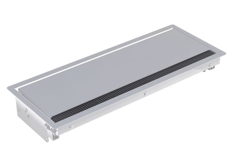 Bachmann CONI Einbausteckdosenleiste, Einbau, 387×151×59 mm – silberfarben