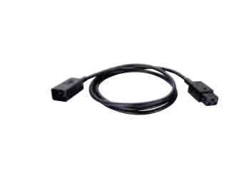Bachmann Netzkabel – IEC C20–IEC C19, 3 m, 250 V/16 A, Schwarz
