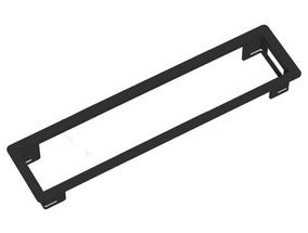 Bachmann POWER FRAME Einbaurahmen Medium Einbausteckdosenleiste, 4-fach, Einbau – schwarz