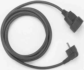 Bachmann Verlängerungskabel – Schuko (CEE 7/7)–Schuko (CEE 7/3), 10 m, IP20, 3×1,5 mm², Schwarz