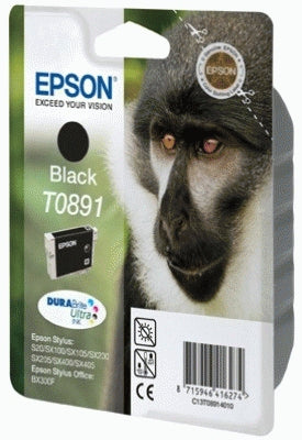 Epson T089140 Schwarz Tintenpatrone (Original) – 5,8 ml – für Stylus S20/SX405