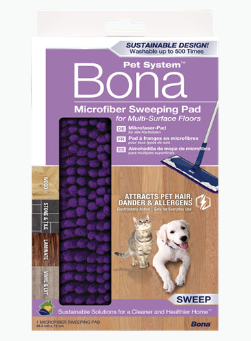 Bona Wischbezug CA101085 – 1 Stk. – Mikrofaser, violett