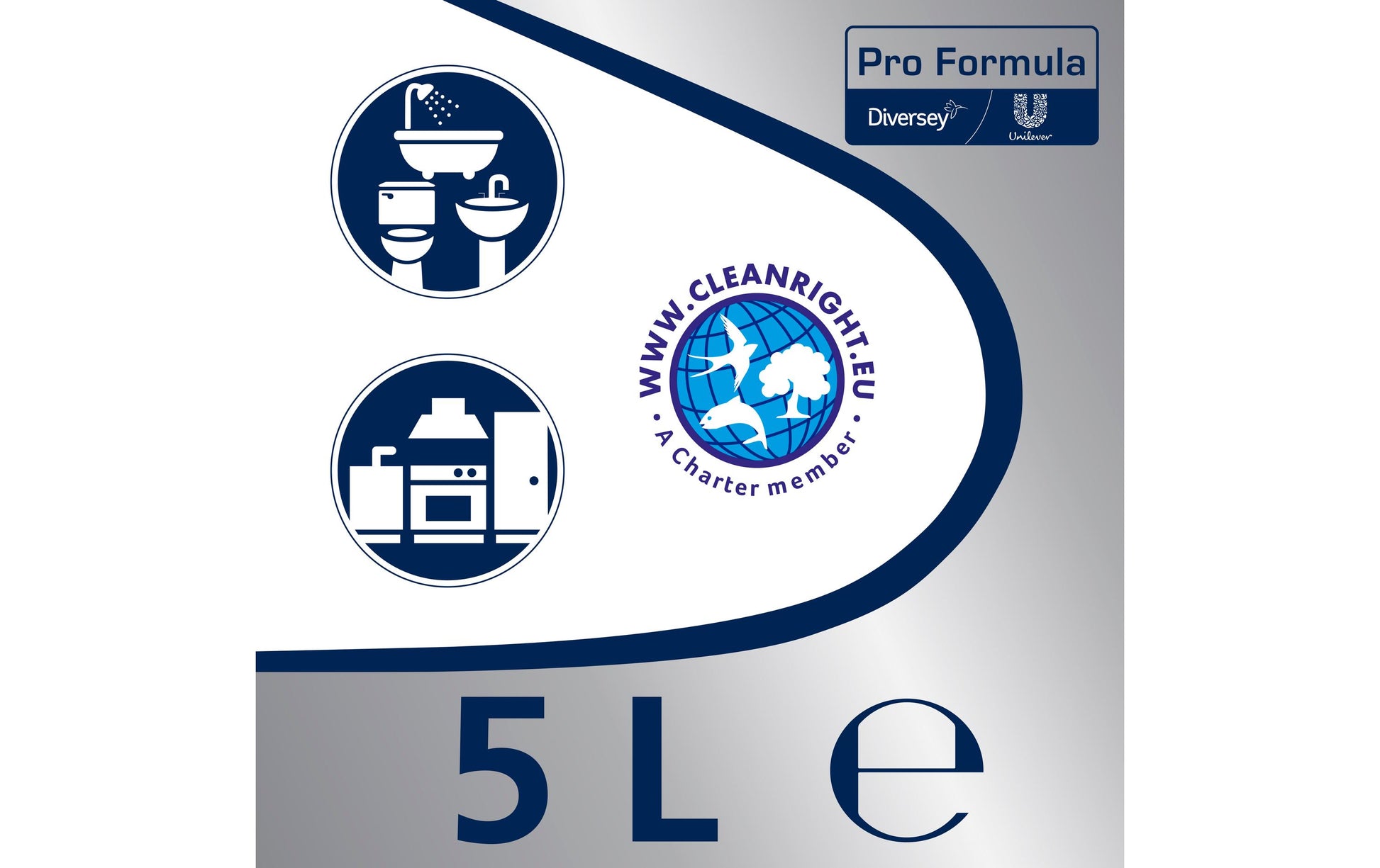 Diversey pro formula Cif Professional Glas-/Oberflächenreiniger für Glaskeramik – Creme – 5 l