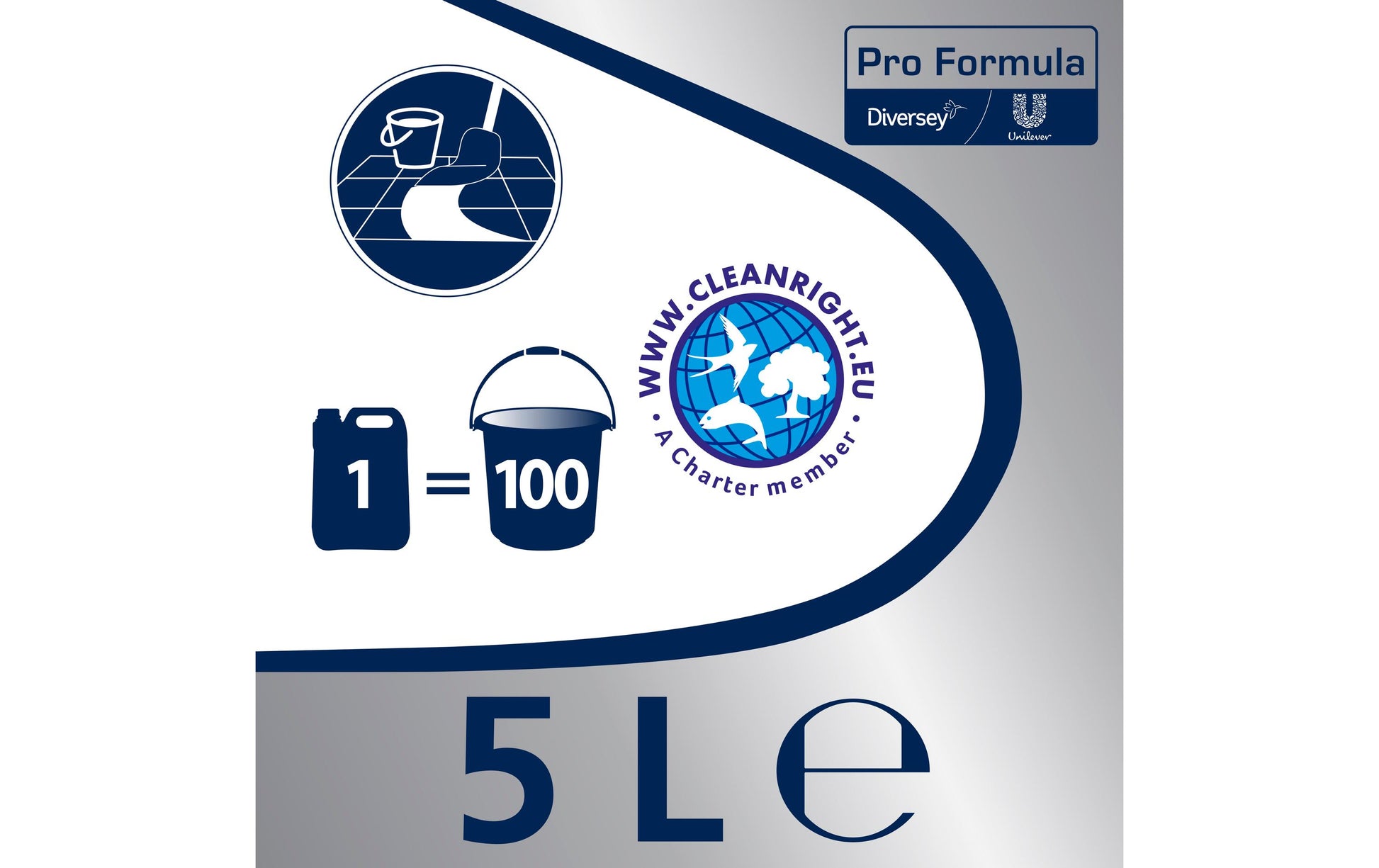 Diversey pro formula Cif Professional – Badreiniger Oxy Gel Ocean – 5 l