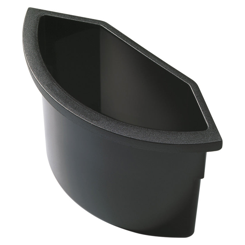 Helit Abfalleinsatz – 2 l, Kunststoff, schwarz – B × H × T 272 × 165 × 120 mm – für H61052, H61057 & H61058