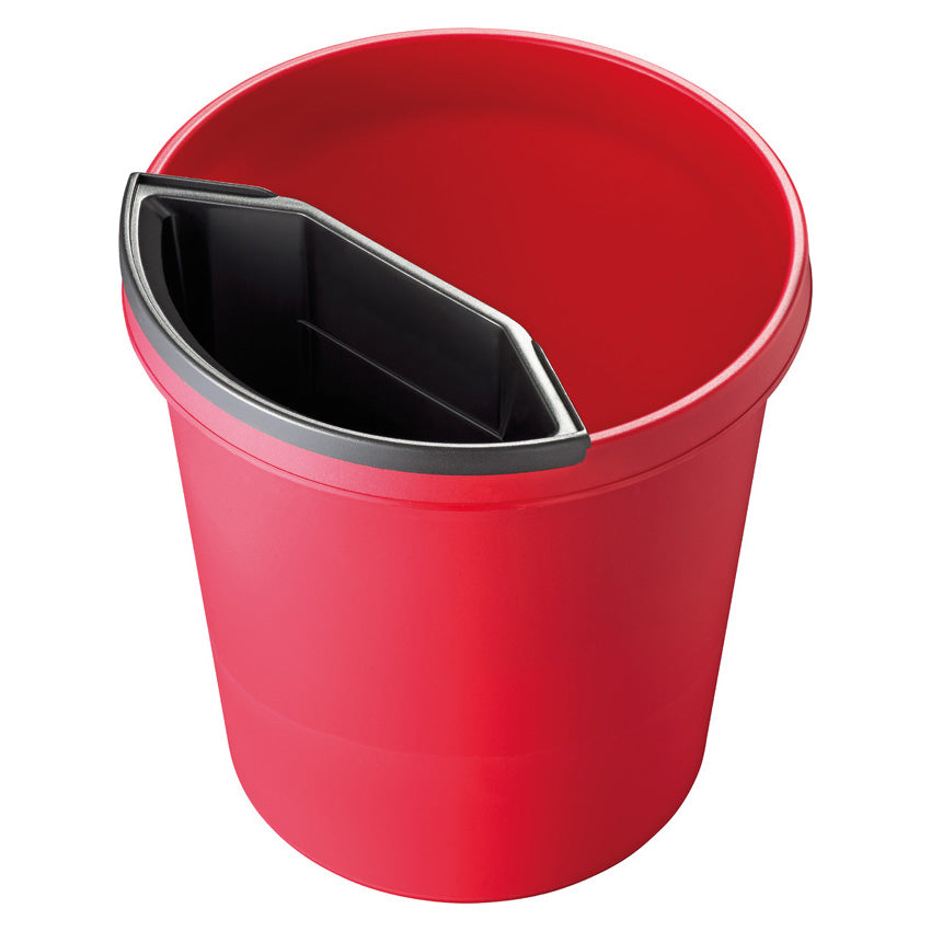 Helit Abfalleinsatz – 2 l, Kunststoff, schwarz – B × H × T 272 × 165 × 120 mm – für H61052, H61057 & H61058