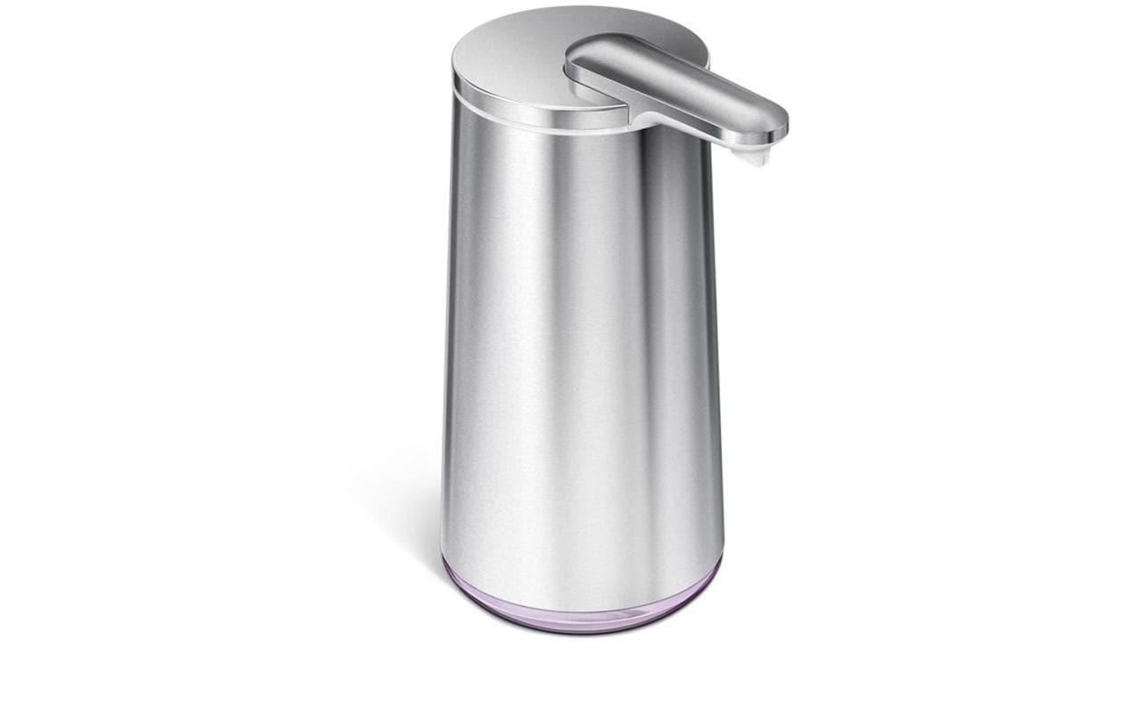 Simplehuman ST1062 Seifenspender – Edelstahl, Silber, 295 ml