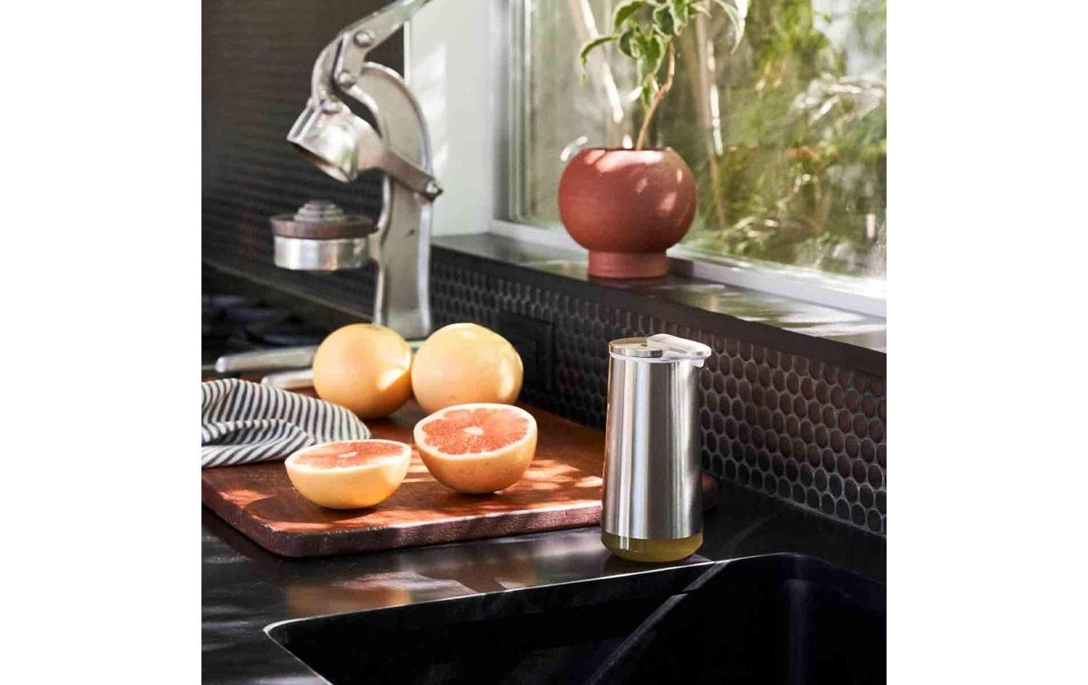 Simplehuman ST1062 Seifenspender – Edelstahl, Silber, 295 ml