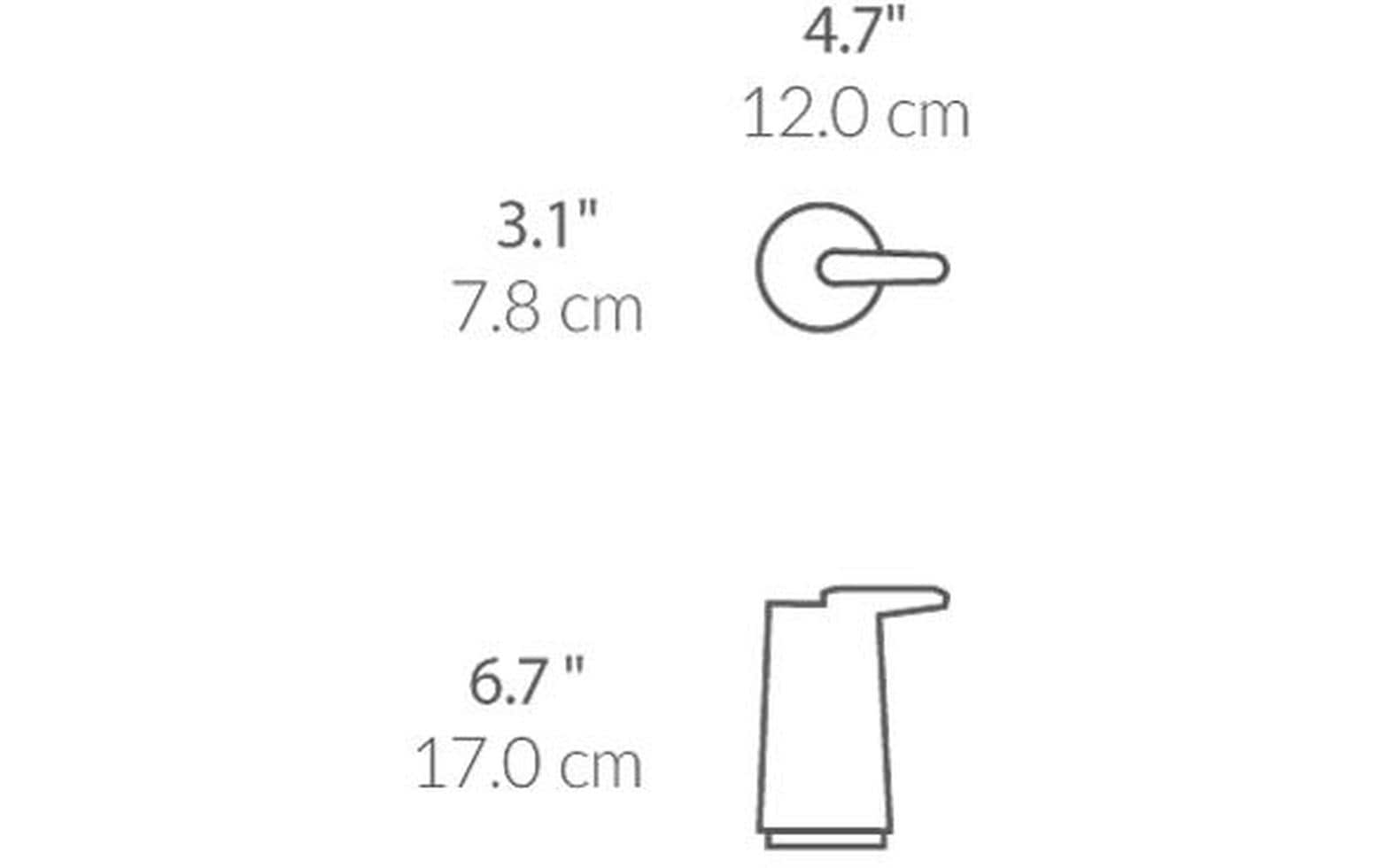 Simplehuman ST1062 Seifenspender – Edelstahl, Silber, 295 ml