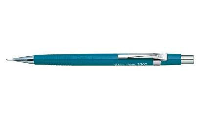 Pentel Sharp P200 Druckbleistift – 0,7 mm, blau, starres 4 mm Führungsröhrchen