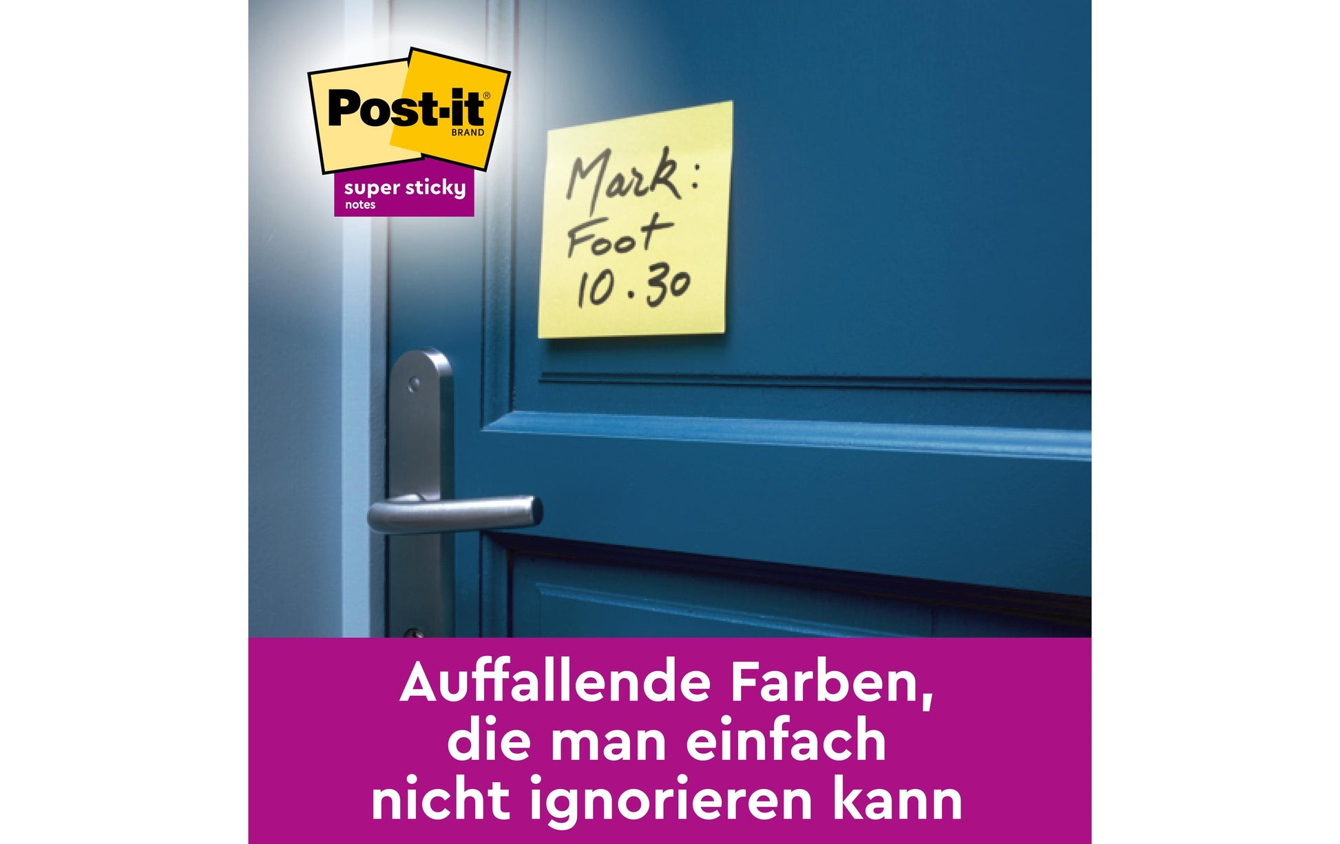 3M Post-it Super Sticky Z-Notes Haftnotizen – 76 × 76 mm – gelb, Z-Faltung, 90 Blatt/Block, 24er-Pack