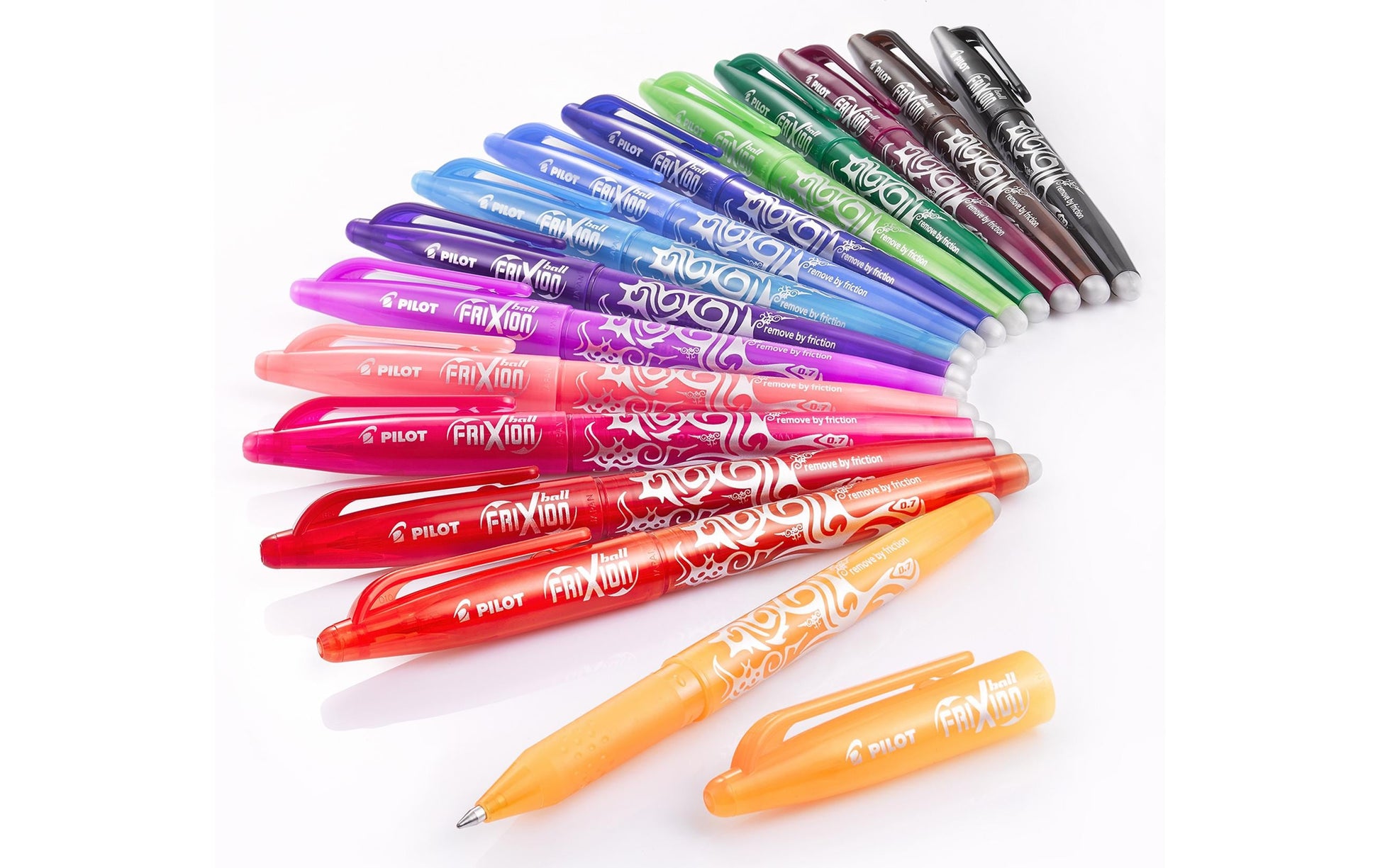 Pilot FriXion Ball Gelschreiber – himmelblau, 0,7 mm, radierbar, Kappe, nachfüllbar
