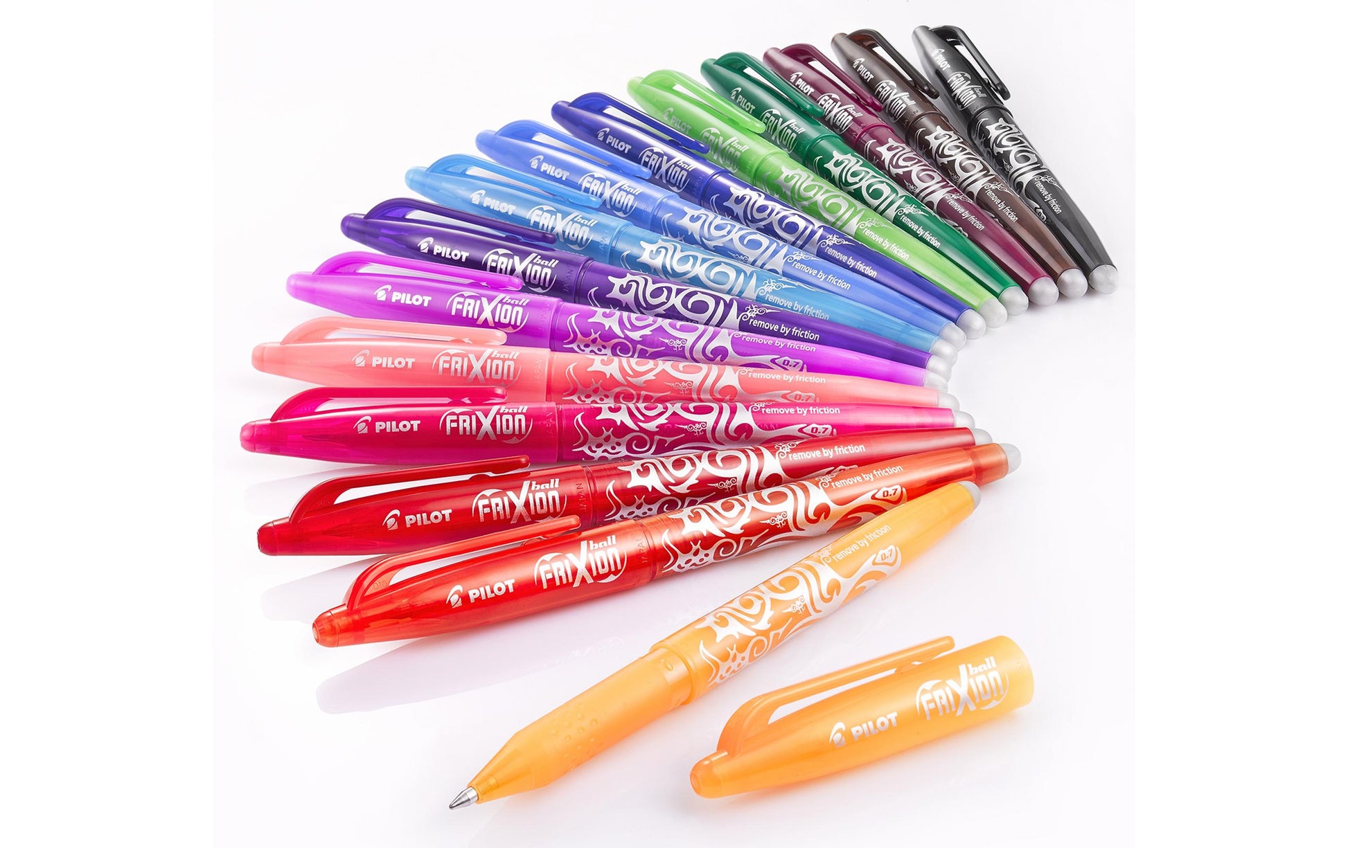 Pilot FriXion Ball Set2Go – Tintenroller-Set, radierbar, 0,7 mm, farbig sortiert, 12er Pack