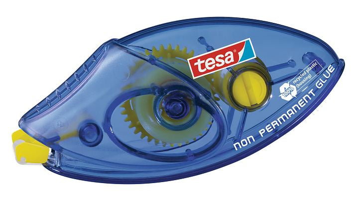 TESA Klarer Klebefilm – 8,4 mm × 8,5 m, transparent, PET, permanent, 1 Stück