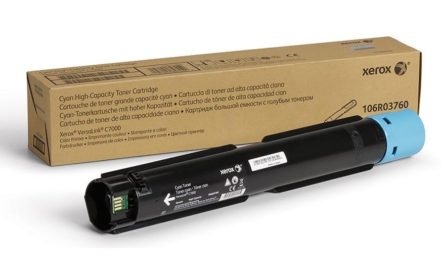 Xerox Toner 106R03760 – Cyan, 10100 Seiten – für VersaLink C7000